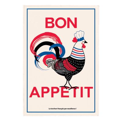 Paño de cocina Bon Appetit Écru 48 X 72